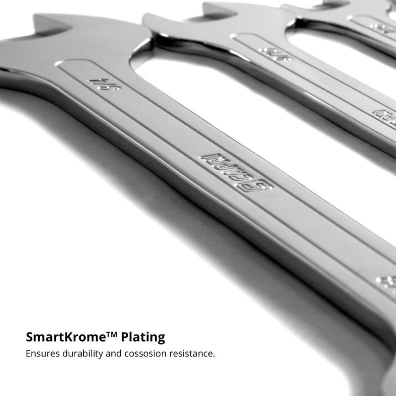 Capri Tools Super-Thin Open End Wrench Set (Master Set), CP11850-14MST, Silver - Image 5